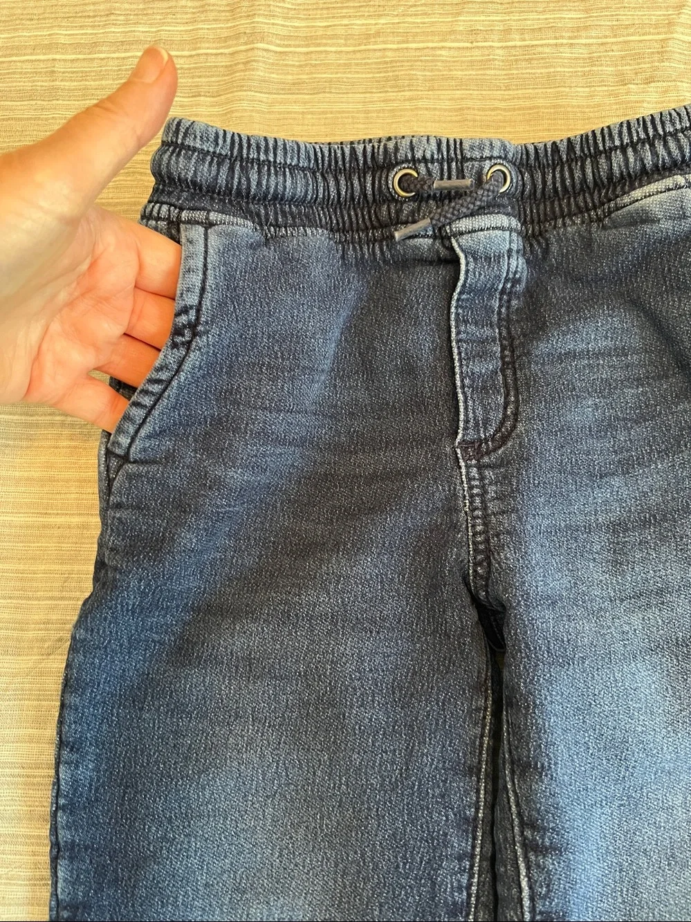 Boys 5 Osh Gosh Denim w French Terry Lining